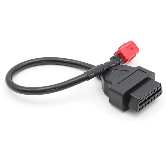 AERMOTOR OBD Adapter Cable 16Pin to 6Pin Diagnosis Detector Cord for Honda Motorcycle 6Pin - 5