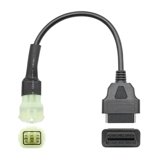 AERMOTOR OBD 16Pin to 6Pin Diagnostic Adapter Cable Scanner Reader Converter for KTM Motorcycle 6Pin - 1