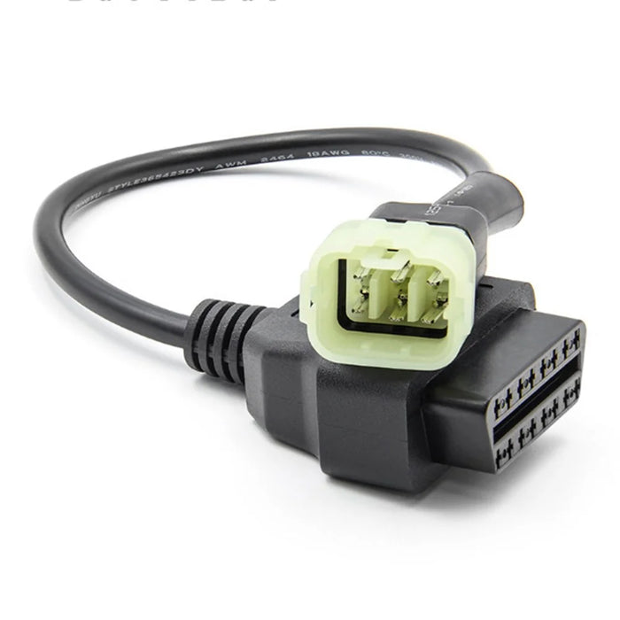 AERMOTOR OBD 16Pin to 6Pin Diagnostic Adapter Cable Scanner Reader Converter for KTM Motorcycle 6Pin - 6