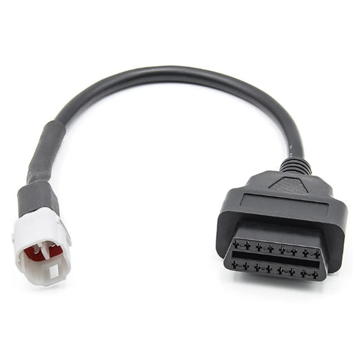 AERMOTOR For Yamaha Motorcycle 4Pin Plug to 16Pin OBD2 Adapter Diagnostic Cable - 2