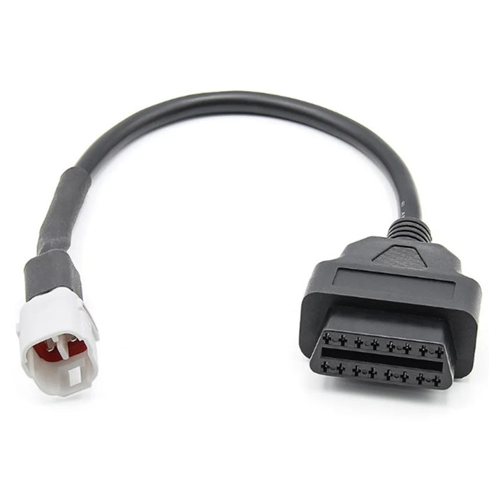 AERMOTOR For Yamaha Motorcycle 4Pin Plug to 16Pin OBD2 Adapter Diagnostic Cable - 2