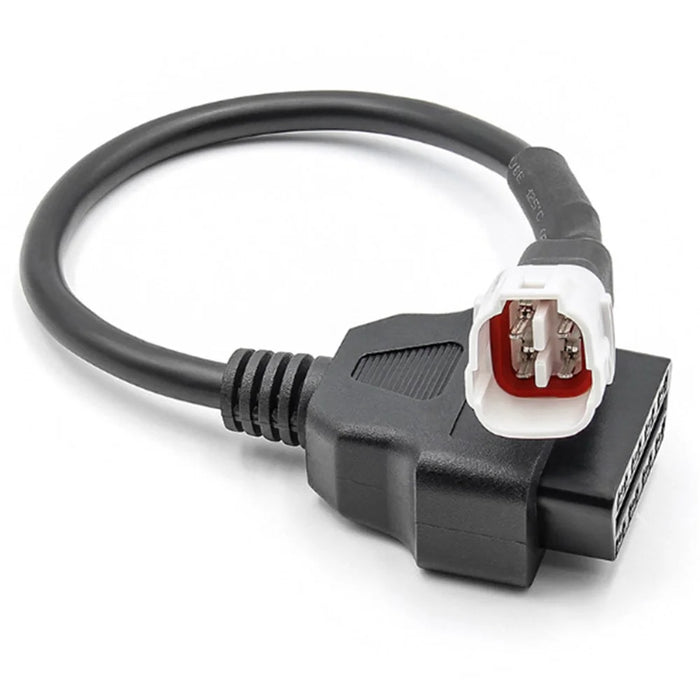 AERMOTOR For Yamaha Motorcycle 4Pin Plug to 16Pin OBD2 Adapter Diagnostic Cable - 4
