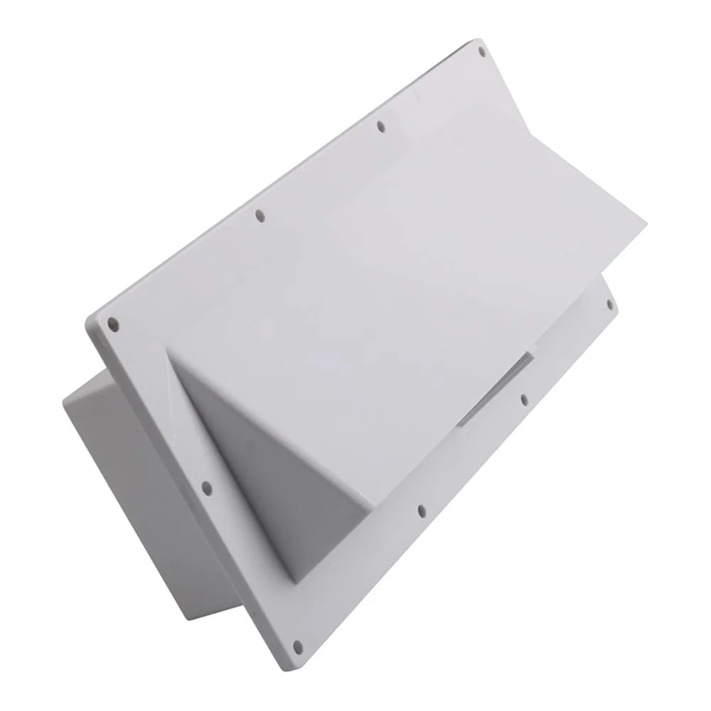 A8664 PP RV Range Motorhome Trailer Hood Exhaust Vent Cover Enhance Airflow (Include 10Pcs Screws) - White - 2