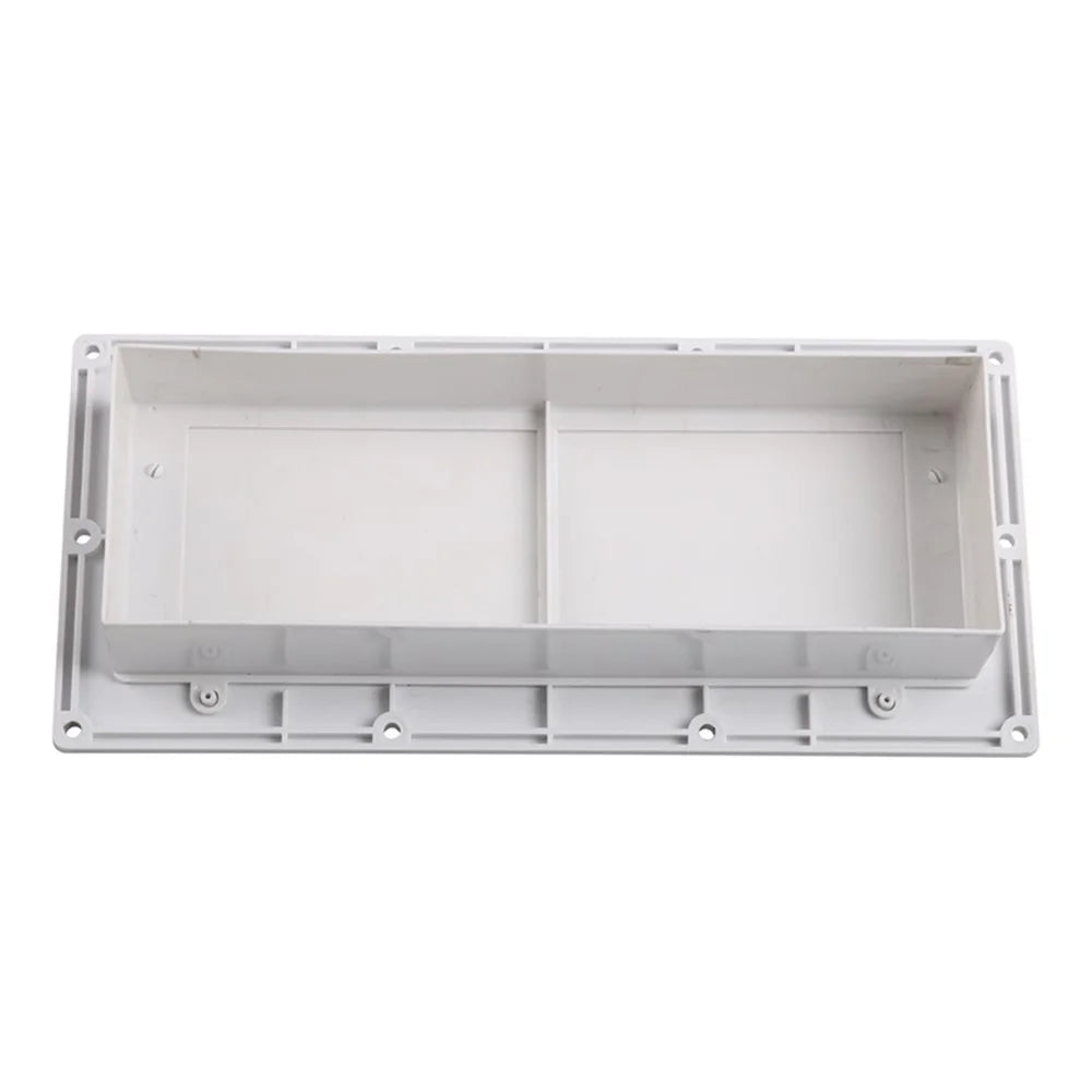 A8664 PP RV Range Motorhome Trailer Hood Exhaust Vent Cover Enhance Airflow (Include 10Pcs Screws) - White - 7