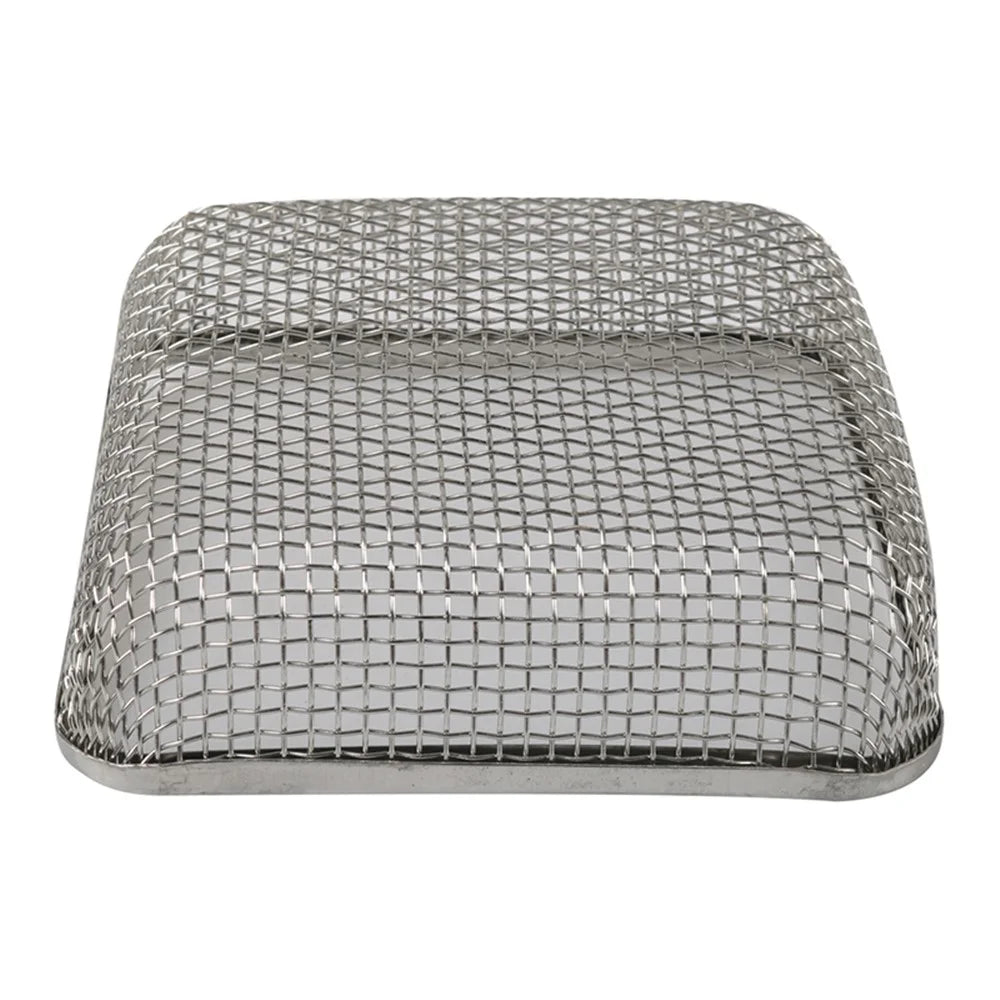 A8668 4.5x4.5 Inch RV Water Heater Vent Screen Stainless Steel Mesh Cover Flying Insect Screen with Installation Tool - 2