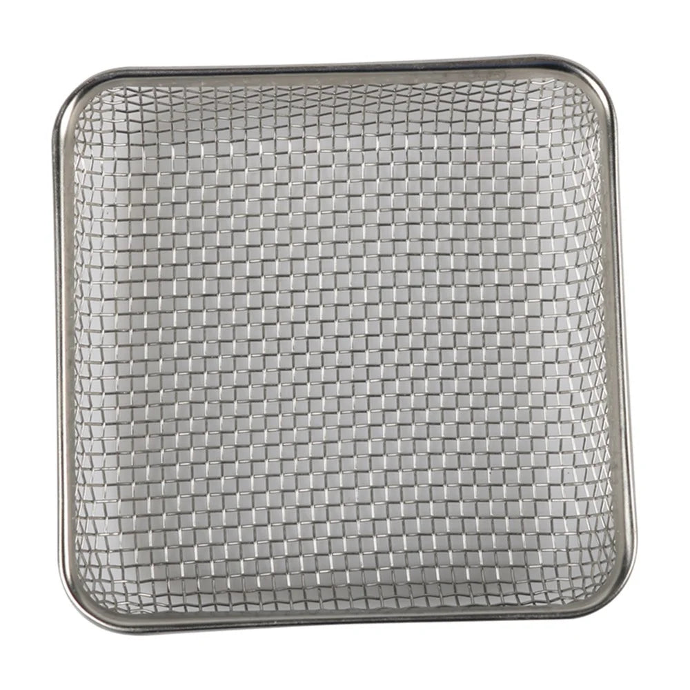 A8668 4.5x4.5 Inch RV Water Heater Vent Screen Stainless Steel Mesh Cover Flying Insect Screen with Installation Tool - 3
