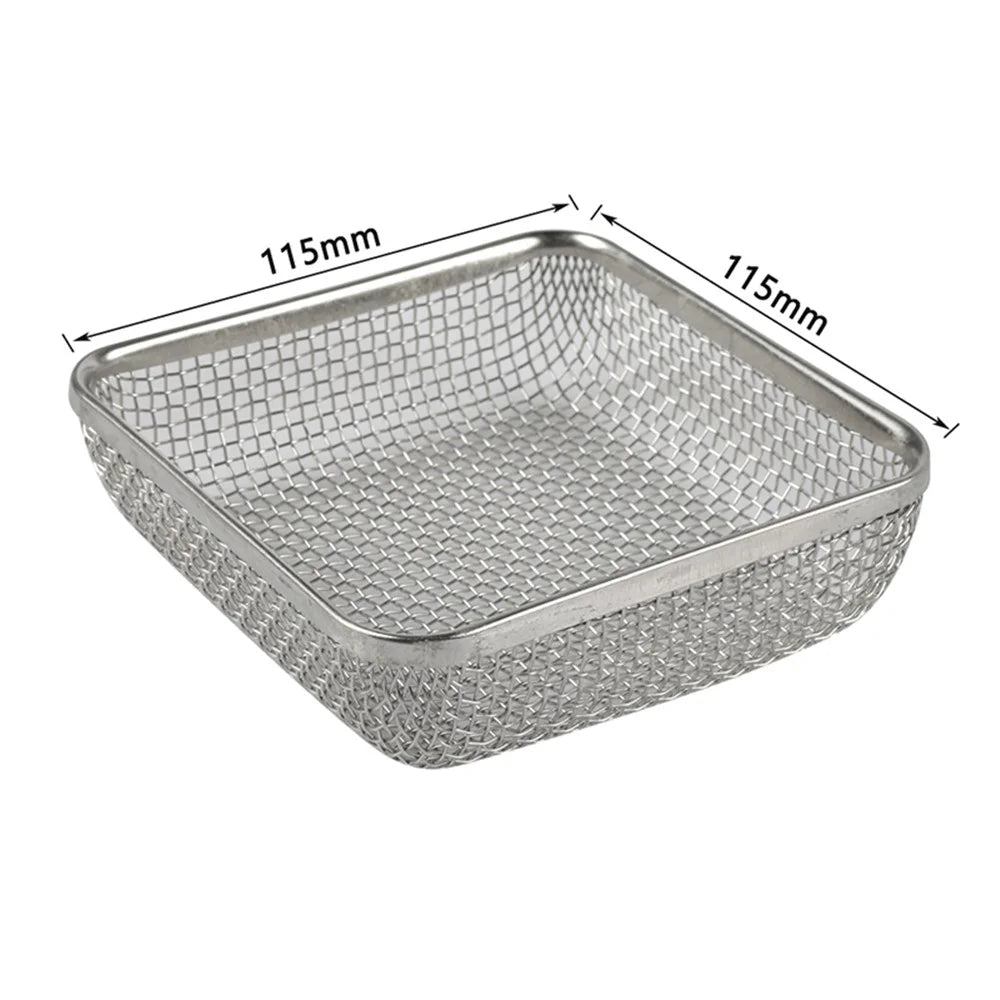A8668 4.5x4.5 Inch RV Water Heater Vent Screen Stainless Steel Mesh Cover Flying Insect Screen with Installation Tool - 6