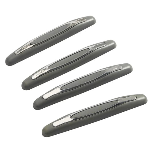 A8618-03 4Pcs Car Truck Door Anti-collision Strip PVC+ABS Vehicle Door Anti-collision Strips - Grey - 1