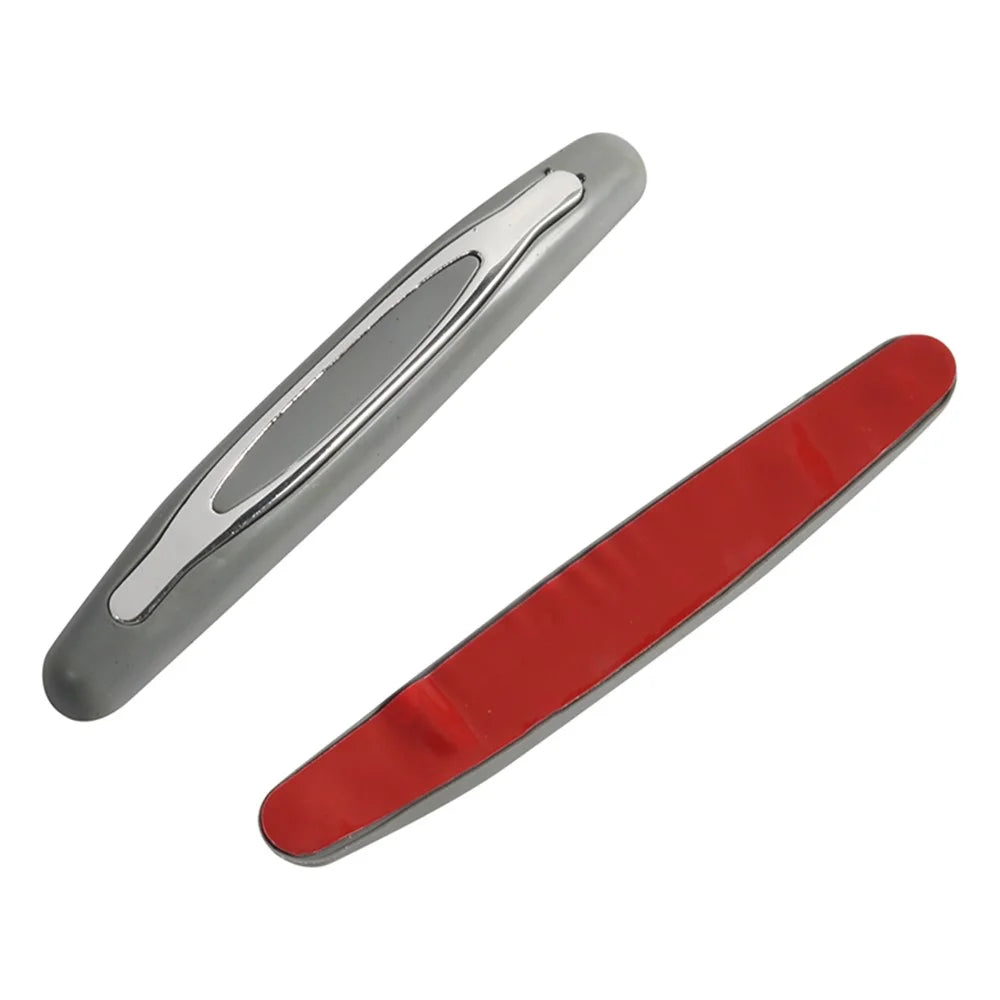 A8618-03 4Pcs Car Truck Door Anti-collision Strip PVC+ABS Vehicle Door Anti-collision Strips - Grey - 2