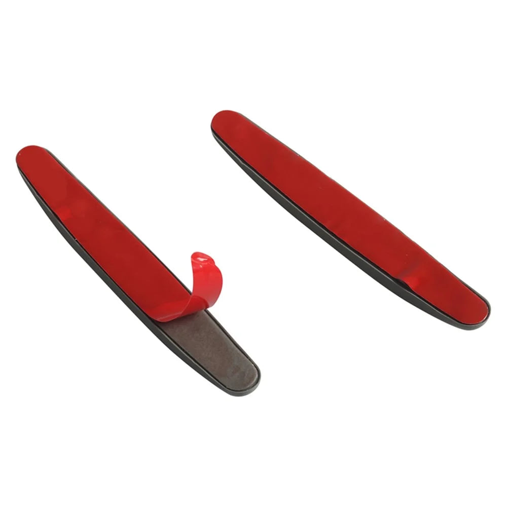 A8618-03 4Pcs Car Truck Door Anti-collision Strip PVC+ABS Vehicle Door Anti-collision Strips - Grey - 3