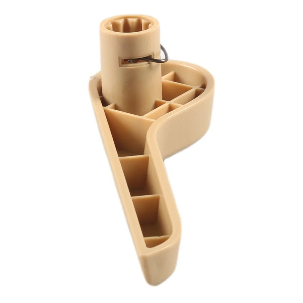 A8487-01 Hard ABS Car Left Seat Adjustment Handle Replacement, OE: 15232594 - Beige - 3