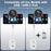 THT-020-9 Car Wireless Carplay Android Auto Dongle Wired to Wireless Adapter - White - 6