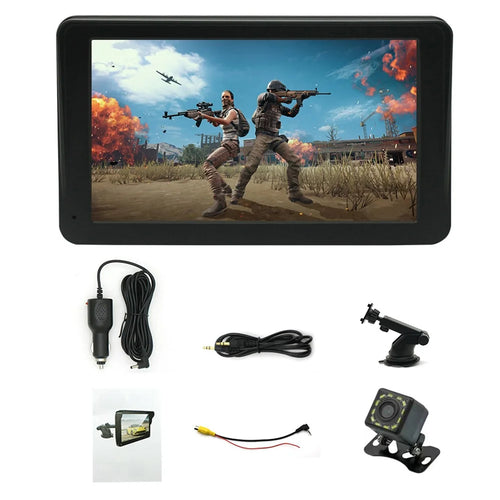 W506B Mirror Link Android Auto Car Play with 12-LED Camera, 7-inch HD Touch Screen Car Stereo with Stand - 1