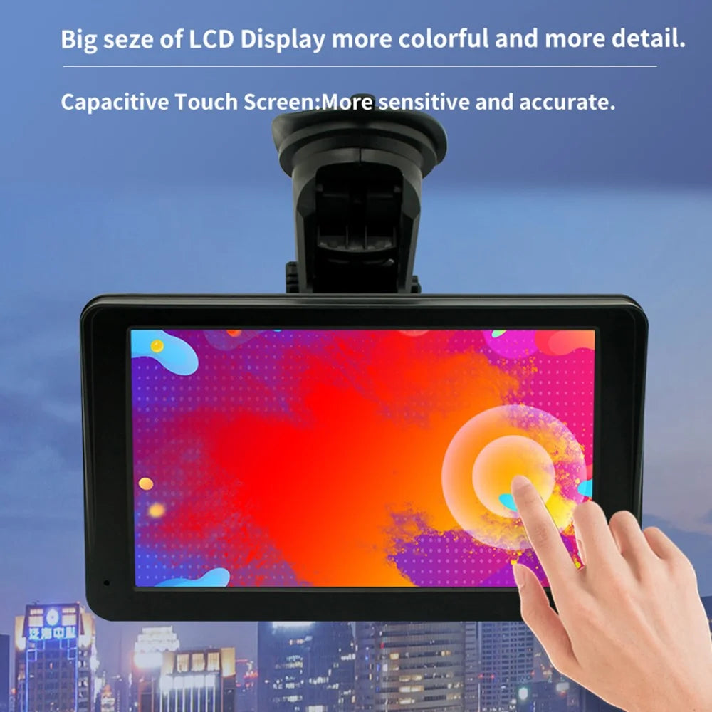 W506C 7-inch HD Touch Display Car Play with AHD Camera, Portable Car Stereo Support Mirror Link Android Auto - 4