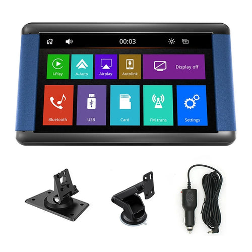 W503A 7.0-inch HD Display Wireless / Wired Car Play Android Auto Portable Car Stereo Support Mirror Link, Bluetooth-compatible - 1