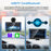 W503C 7.0-inch HD Screen Wireless Car Play with 12LED Camera, Portable Car Stereo Support Mirror Link, Android Auto - 6