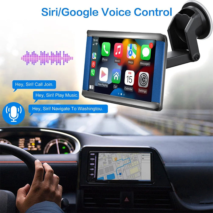 W503B Wireless / Wired Portable Car Play with AHD Camera, 7.0-inch HD Display Car Stereo Support Mirror Link, Android Auto - 5