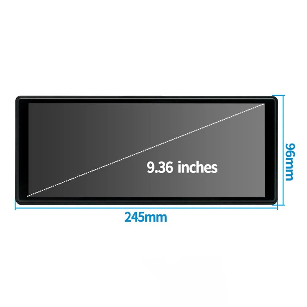W508A 9.36-inch Display Car Play with Suction Cup Mount, Portable Bluetooth-compatible Car Stereo Support USB-Disk, TF Card - 6