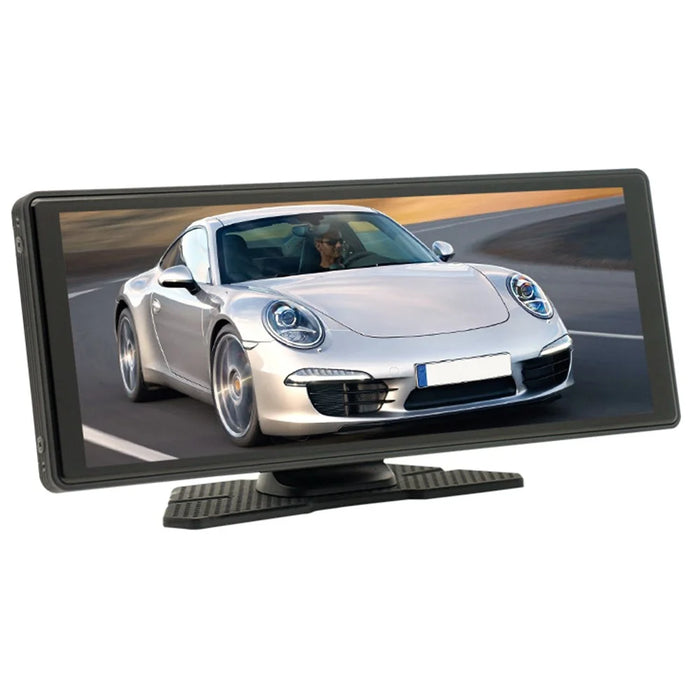 W508B 9.36-inch Display Car Play with 2 Mount Stand, Mirror Link Portable Car Stereo Support Bluetooth, USB-Disk, TF Card - 2