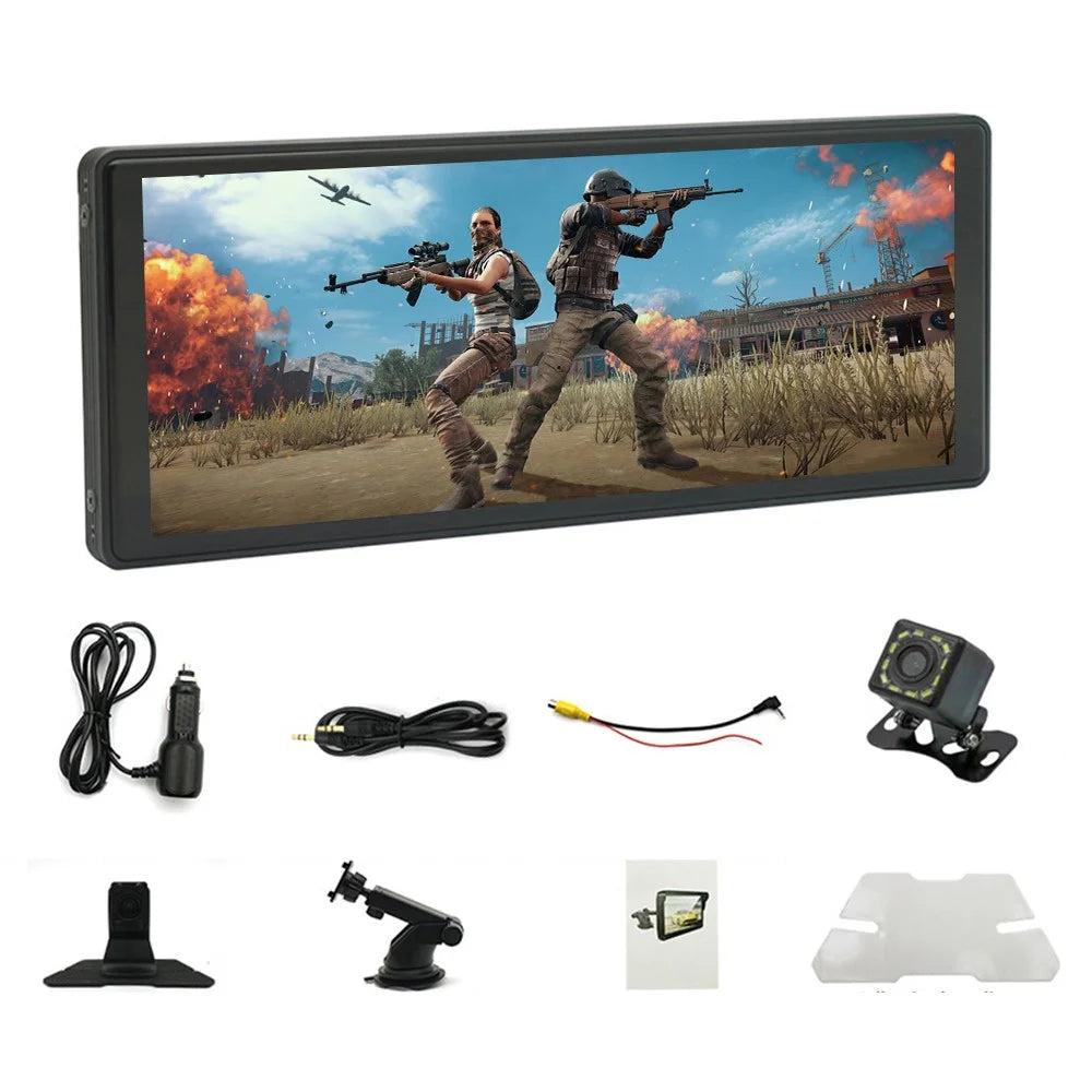 W508C 9.36-inch Touch Screen Car Play with 12LED Camera, Mirror Link Portable Car Stereo Support Bluetooth, USB-Disk, TF Card - 1