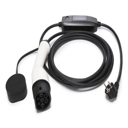 EU Plug 5m Cable Portable Charger for New Energy Electric Vehicle - 13A - 2