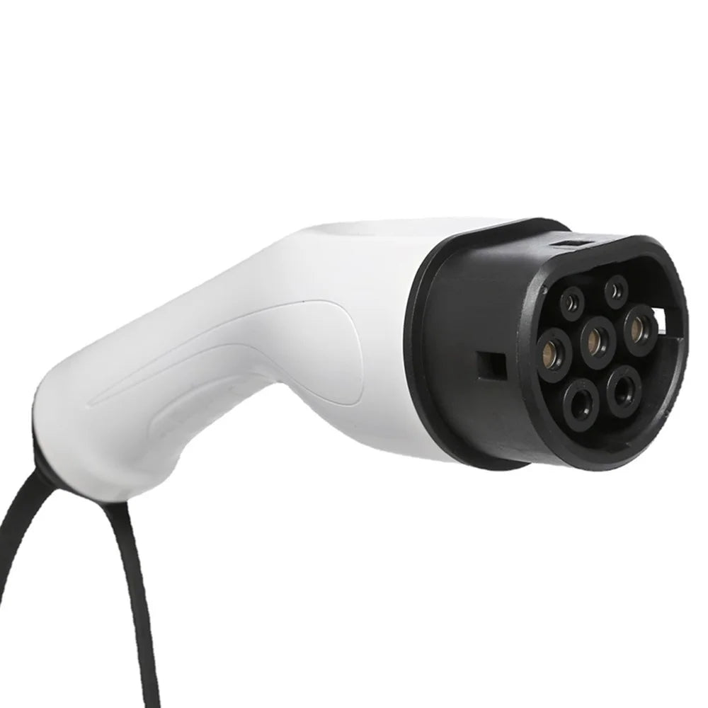 EU Plug 5m Cable Portable Charger for New Energy Electric Vehicle - 13A - 5