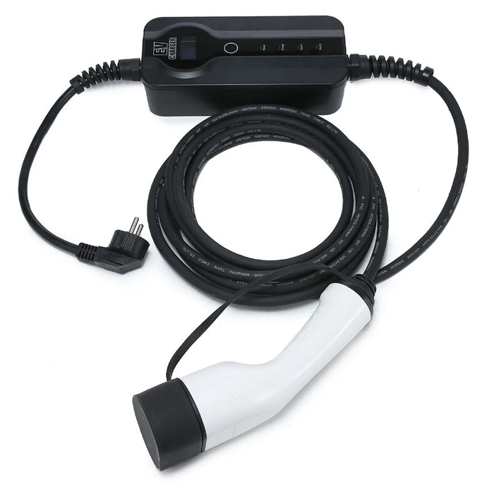 EU Plug 3.5KW 5m Cable 16A Portable Charger for New Energy Electric Vehicle - 1