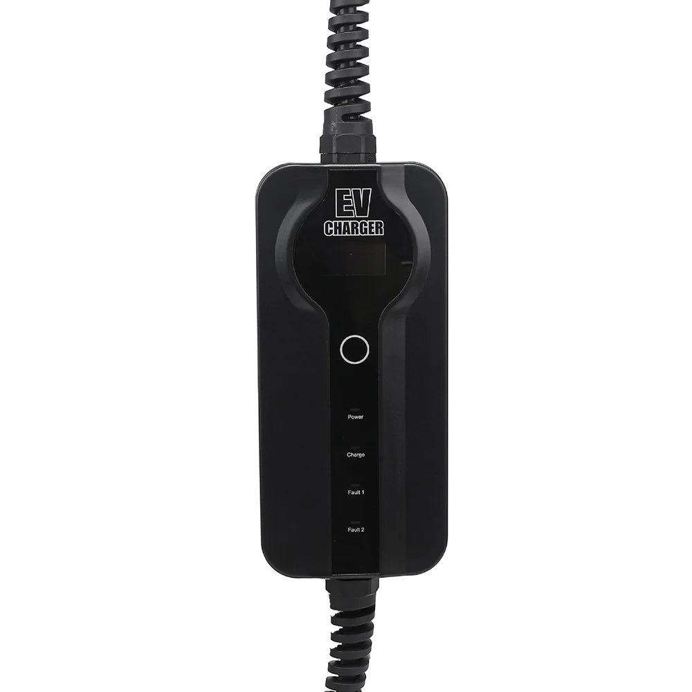 J1772 EV Charger 110V-240V Electric Car Charging Station, 5m Cable - 16A US Plug - 7