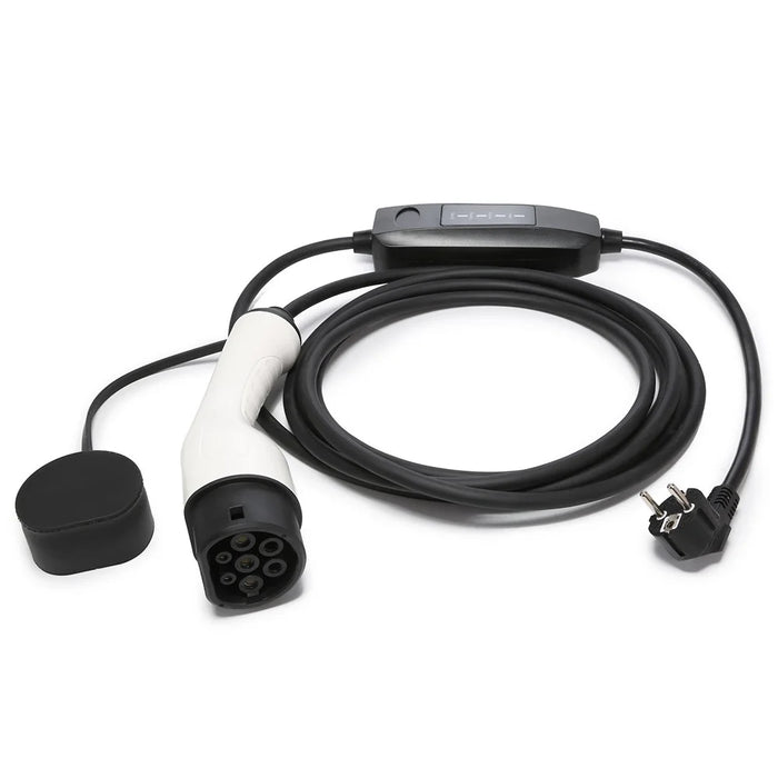 5m Cable Portable EV Charger 13A Electric Car Charging Station UK Plug Adapter - 2
