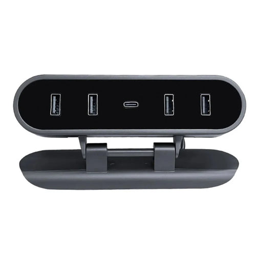 TSL319 For Model 3 / Y Under Screen Car USB+Type-C Hub Charging Dock Station - 1