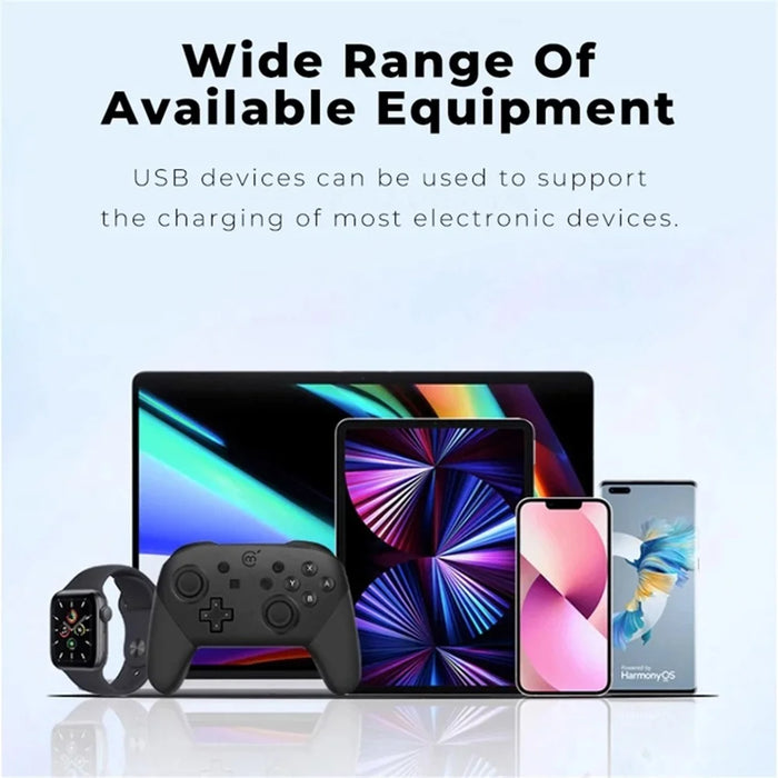 TSL319 For Model 3 / Y Under Screen Car USB+Type-C Hub Charging Dock Station - 6