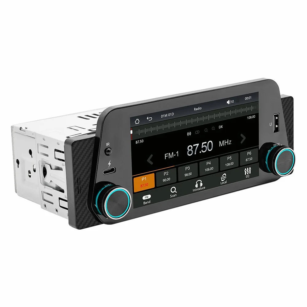 F152W 5-inch Car MP5 Player Wireless CarPlay Android Auto Reverse Image Display - 1