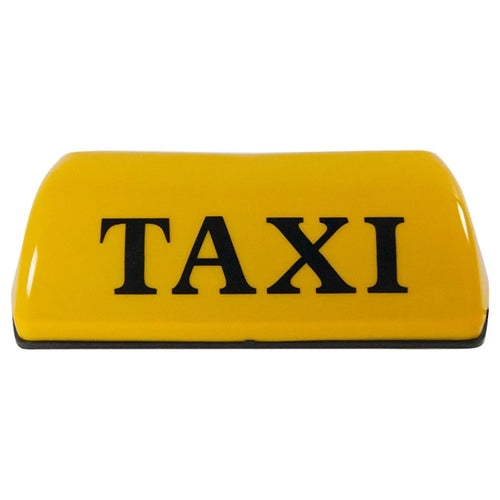 CARFU AC-777A 12V Universal Magnetic Taxi Roof Light PP Taxi LED Lamp - Yellow - 1