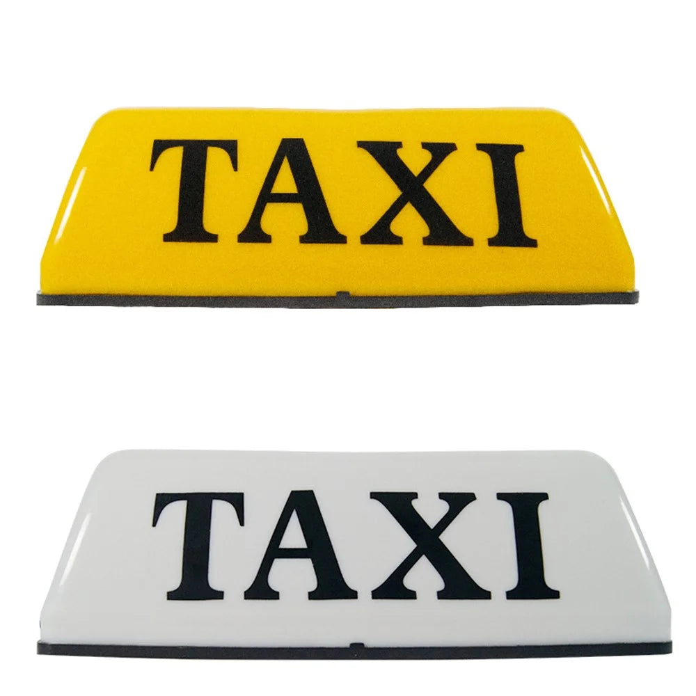 CARFU AC-777A 12V Universal Magnetic Taxi Roof Light PP Taxi LED Lamp - Yellow - 4
