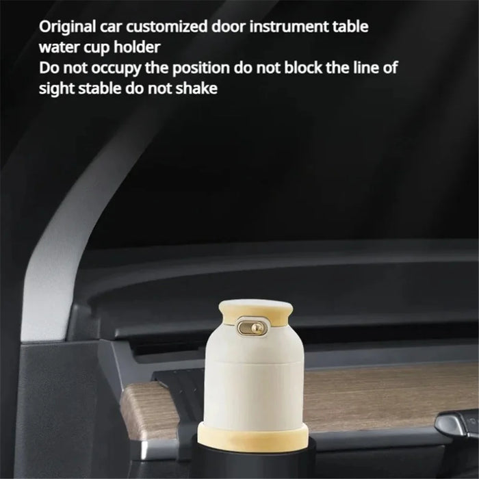 ALZH089 For Model Y  /  3 Car Dashboard Water Bottle Holder ABS Coffee Cup Holder - 2