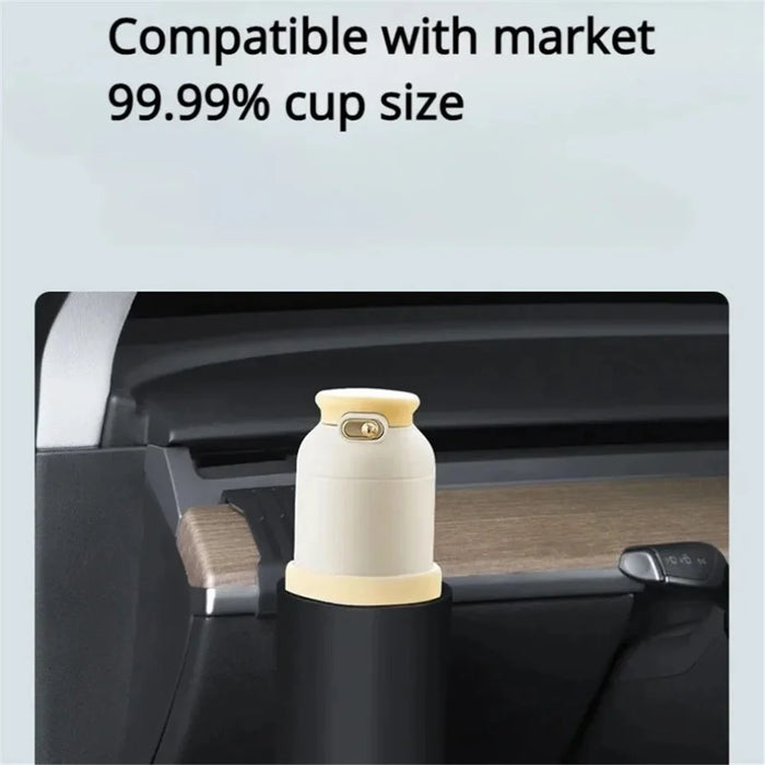 ALZH089 For Model Y  /  3 Car Dashboard Water Bottle Holder ABS Coffee Cup Holder - 5