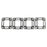 A8504 4Pcs / Set Car Exhaust Elbow Gaskets for Mercruiser - OE: 27-863726 - 1