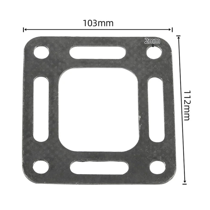 A8504 4Pcs / Set Car Exhaust Elbow Gaskets for Mercruiser - OE: 27-863726 - 7