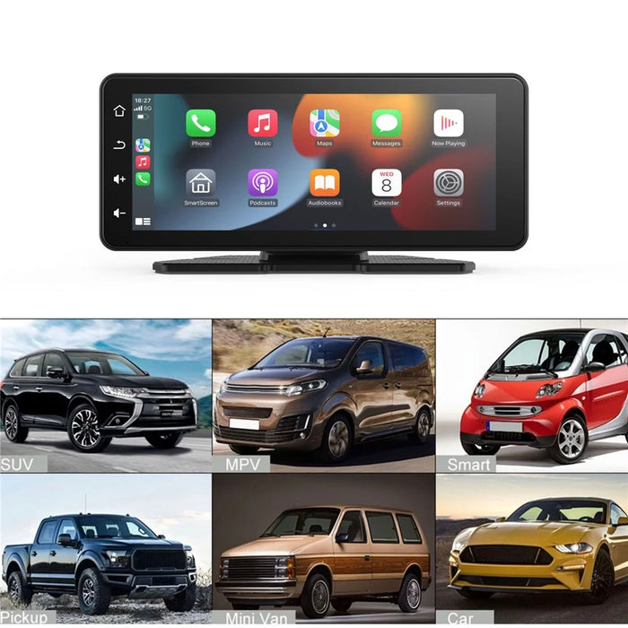 W513C 6.86-Inch HD Car Play Display Screen with AHD Camera Portable Car Radio Player - 7