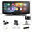 W513E 6.86-Inch Portable Car Play with Recorder, 12LED Camera Car Radio Player - 1