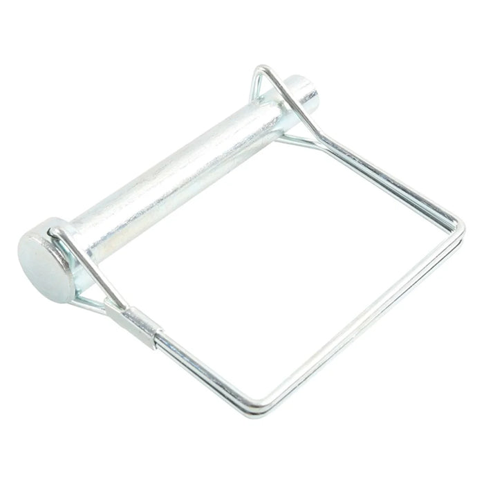 A8062 5Pcs Shaft Locking Lock Pin Square Safety Wire Coupler Retainer with Chain - 4