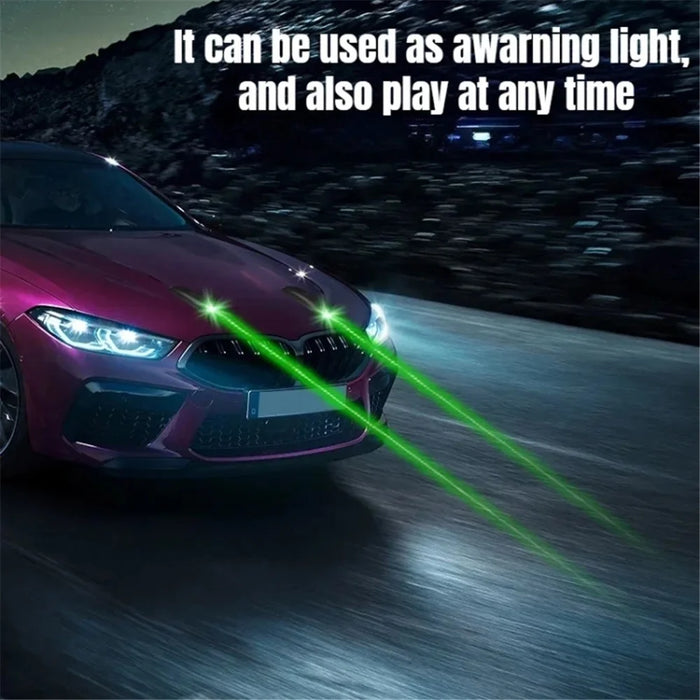 H901 1Pc Car Roof Warning Light Remote Control Vehicle Green Laser Lamp - White - 6