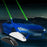 H901 2Pcs Remote Control Car Roof Warning Light Waterproof Green Laser Lamp - Black - 7