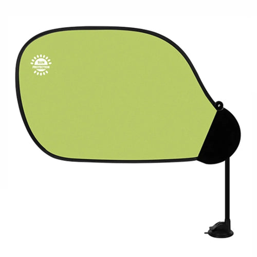Car Window Sun Shade UV Protection Adjustable Auto Window Shade with Suction Cup - Green - 1