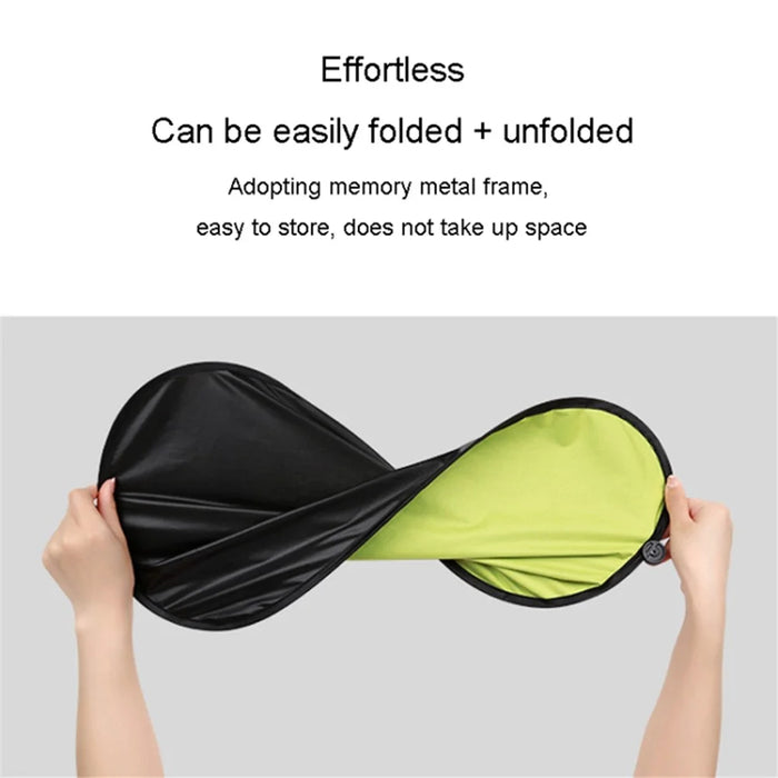 Car Window Sun Shade UV Protection Adjustable Auto Window Shade with Suction Cup - Green - 7