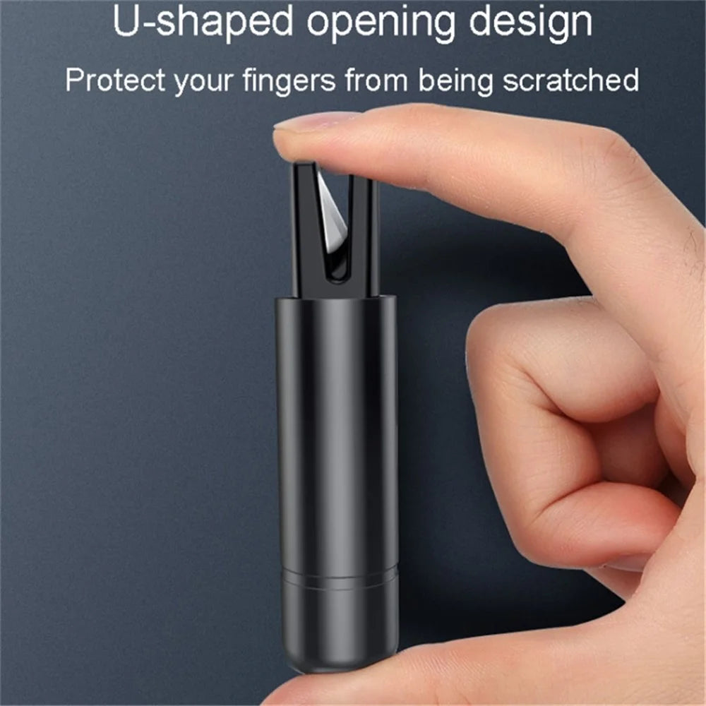 Car Window Breaker Safety Hammer Seat Belt Cutter Life-Saving Emergency Escape Tool - Black - 3