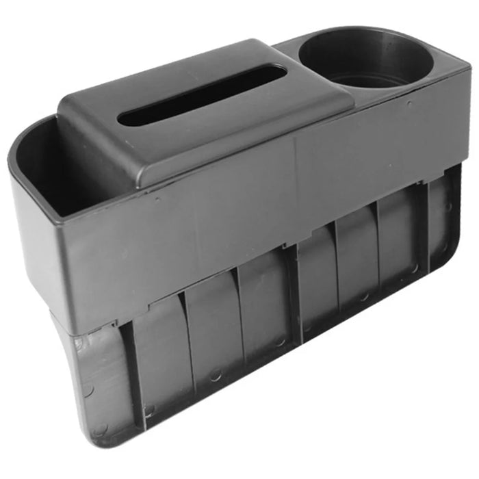 Car Seat Gap Storage Box Seat Side Gap Filler Cup Holder Organizer PVC Storage Case - 1