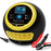 E-FAST TK-1500 Touch Screen Car Automatic Battery Charger for Lithium LiFePO4 AGM GEL Lead-Acid - US Plug / Yellow - 1