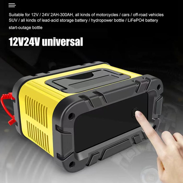 E-FAST TK-1200 Portable Car Battery Charger 7-Stage Automatic Charger - EU Plug - 2