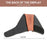 Universal Car Gear Shift Knob Cover Anti-slip PU Leather Protective Cover - Black+Brown - 2